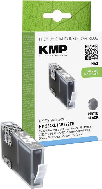 KMP Ink cartridge  kompatibilná náhradný HP 364XL foto čierna H63 1713,0040