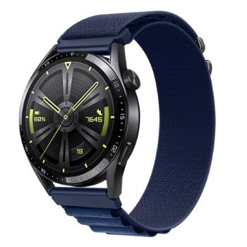 BStrap Nylon Loop remienok na Huawei Watch 3 / 3 Pro, navy blue (SSG037C0610)