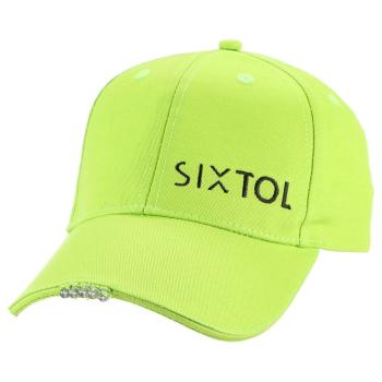 Sixtol Šiltovka s LED svetlom B-CAP 25lm, USB, uni, fluorescenčne zelená