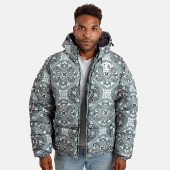 Zimná bunda Karl Kani OG Paisley Puffer Jacket dusty green - L