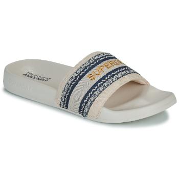 Superdry  Vegan Webbing Pool Sliders  športové šľapky Béžová