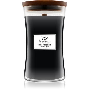 Woodwick Black Peppercorn vonná sviečka s dreveným knotom 609,5 g