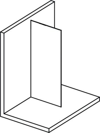 Bočné zástena k sprchovacím dverám 150 cm Polysan Modular MS1-150