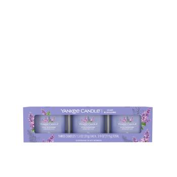 YANKEE CANDLE Votívna sviečka Lilac Blossoms 3 x 37 g