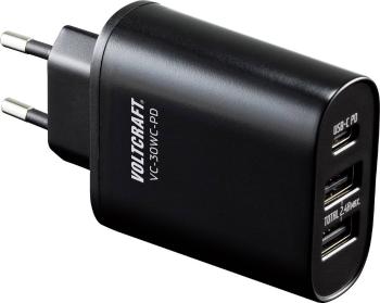 VOLTCRAFT VC-30WC-PD VC-30WC-PD USB nabíjačka do zásuvky (230 V)  3 x USB , USB-C ™ zásuvka