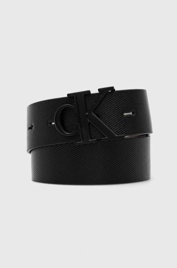 Obojstranný opasok Calvin Klein Jeans dámsky, čierna farba