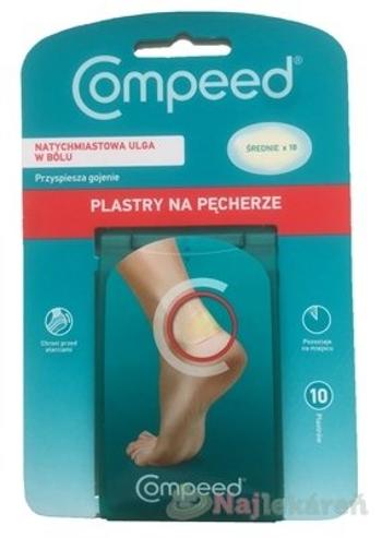 Compeed gélová náplasť na pľuzgiere, 10 ks