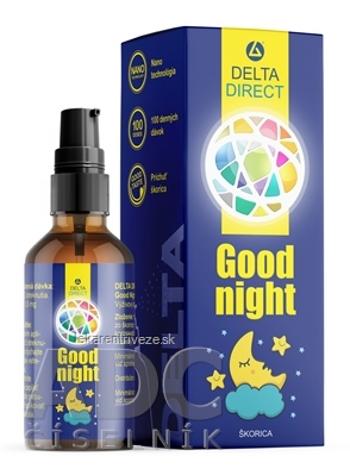 DELTA DIRECT Good Night ŠKORICA sprej, nano (100 denných dávok) 1x30 ml