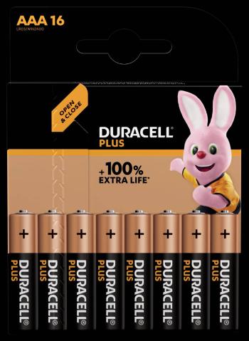 Duracell Plus-AAA CP16 mikrotužková batérie typu AAA  alkalicko-mangánová  1.5 V 16 ks