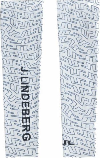 J.Lindeberg Enzo Print Sleeves White Outline Bridge Swirl L/XL