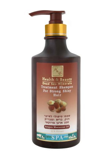 HB Dead Sea Minerals Ošetrujúci šampón na vlasy pre silné a zdravé vlasy s argánovým olejom 780ml