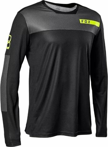 FOX Defend Long Sleeve Jersey Black/Yellow XL