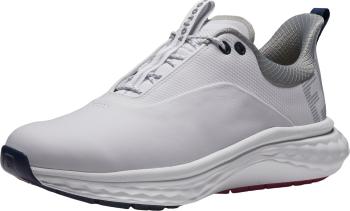 Footjoy Quantum White/Blue/Pink 45 Pánske golfové topánky