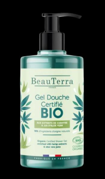 Beauterra Organický sprchový gél Aloe Vera a konope 750 ml