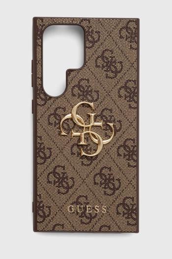 Puzdro na mobil Guess S24 Ultra S928 hnedá farba, GUHCS24L4GMGBR,