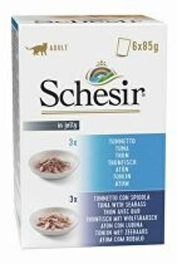 Schesir Cat kapsička Adult Monoprot.tuniak/morský vlk 6X85g