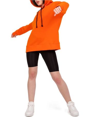 Oranžová basic mikina tenerife s kapucňou vel. L/XL