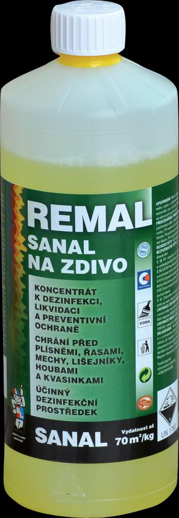 REMAL SANAL NA MURIVO - protiplesňový náter pod farbu bezfarebný 0,9 kg