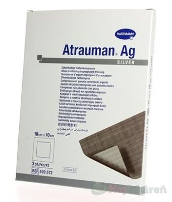 ATRAUMAN AG kompres impregnovaný obsahuje striebro(10x10 cm) 3ks
