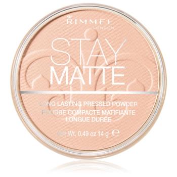 Rimmel Stay Matte púder odtieň 002 Pink Blossom 14 g