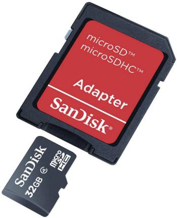 SanDisk SDSDQB-032G-B35 pamäťová karta micro SDHC 32 GB Class 4 vr. SD adaptéru