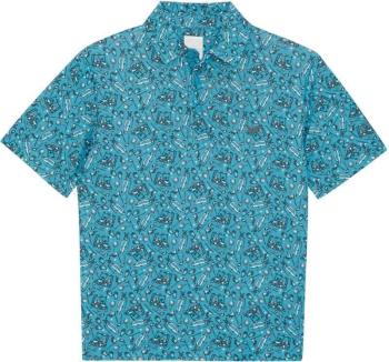 Callaway Boys All Over Golf Printed River Blue L Polo košeľa