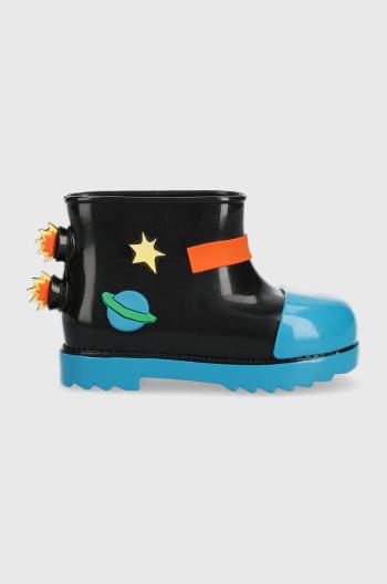 Detské gumáky Melissa Rain Boot + Fabula Bb čierna farba