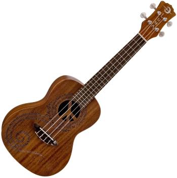 Luna Maluhia Peace Laser peace design Koncertné ukulele