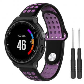 Garmin Forerunner 235 Silicone Sport remienok, Black/Pink (SGA002C05)