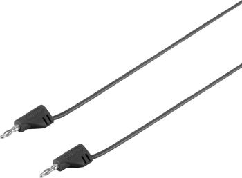VOLTCRAFT MSB-200 merací kábel [lamelový zástrčka 2 mm  - lamelový zástrčka 2 mm ] 0.60 m čierna 1 ks