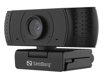 SANDBERG USB OFFICE WEBCAM 1080P HD, CIERNA