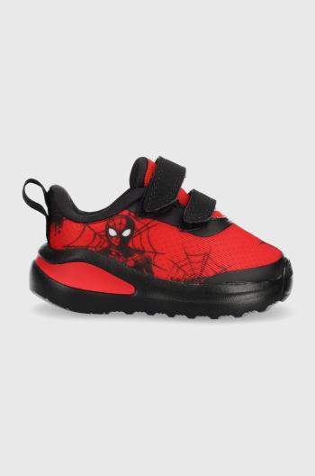 Detské tenisky adidas Fortarun X Spiderman červená farba