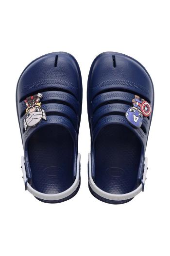 Detské šľapky Havaianas CLOG MARVEL tmavomodrá farba