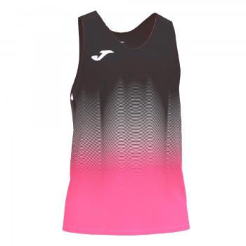 ELITE VII T-SHIRT BLACK-F. PINK-WHITE SLEEVELESS 2XS