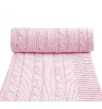 T-Tomi Pletená deka, ružová, 80 x 100 cm