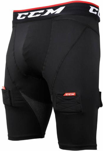 CCM Compression Short Jock Black JR L 2022