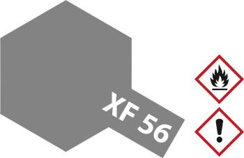 Tamiya akrylová farba metalická šedá (mat) XF-56 sklenená nádoba 23 ml