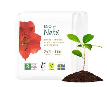 ECO BY NATY Vložky dámske slipové - super - cestovné balenie (2x5 ks)