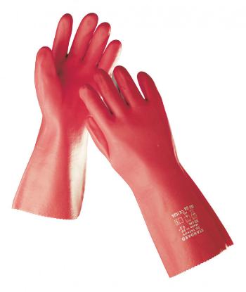 ŠTANDARD rukavice35cm máč. v PVC žltej - 9