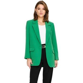 Only  Bundy AMERICANA LARGA BLAZER VERDE MUJER  15245698  Zelená