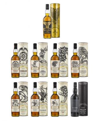 Game of Thrones Single Malt Collection 9x0,7L (40%-51,2%)