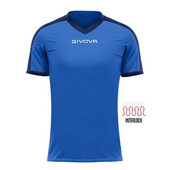 SHIRT REVOLUTION INTERLOCK AZZURRO/BLU Tg. XS