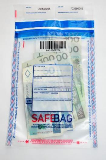 Obálka Safebag 321x470+klopa 40mm transparentná