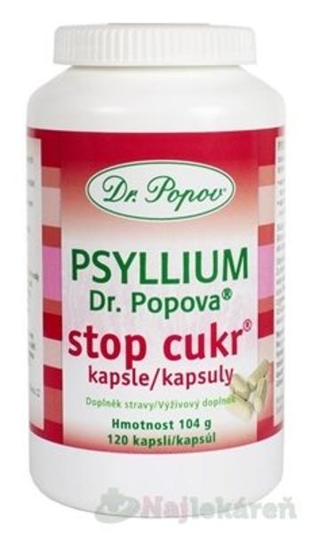 Dr.Popov Psyllium Stopcukr 120 kapsúl