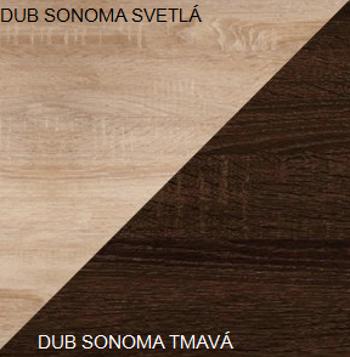 WIP Komoda MAMBA | MAM - 01 Farba: Dub sonoma svetlá / dub sonoma tmavá