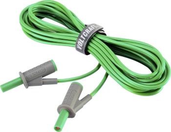 VOLTCRAFT MSB-501 bezpečnostné meracie káble [lamelový zástrčka 4 mm - lamelový zástrčka 4 mm] 5.00 m zelená 1 ks