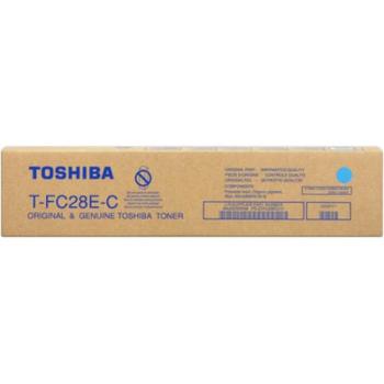 TOSHIBA T-FC28EC - originálny toner, azúrový, 24000 strán