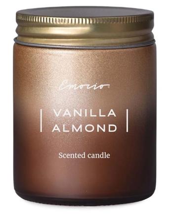 Emocio sklo 74x95 mm s plechovým víčkem vonná svíčka, Vanilla Almond