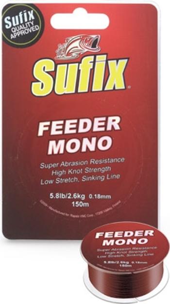 Sufix  vlasec  feeder mono 150 m-priemer 0,20 mm / nosnosť 7,3 lb