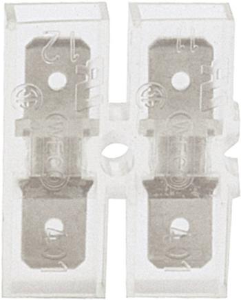 Klauke 8001 faston spojka  Šírka zástrčky: 6.3 mm Hrúbka konektora: 0.8 mm 180 ° úplne izolované priehľadná 1 ks